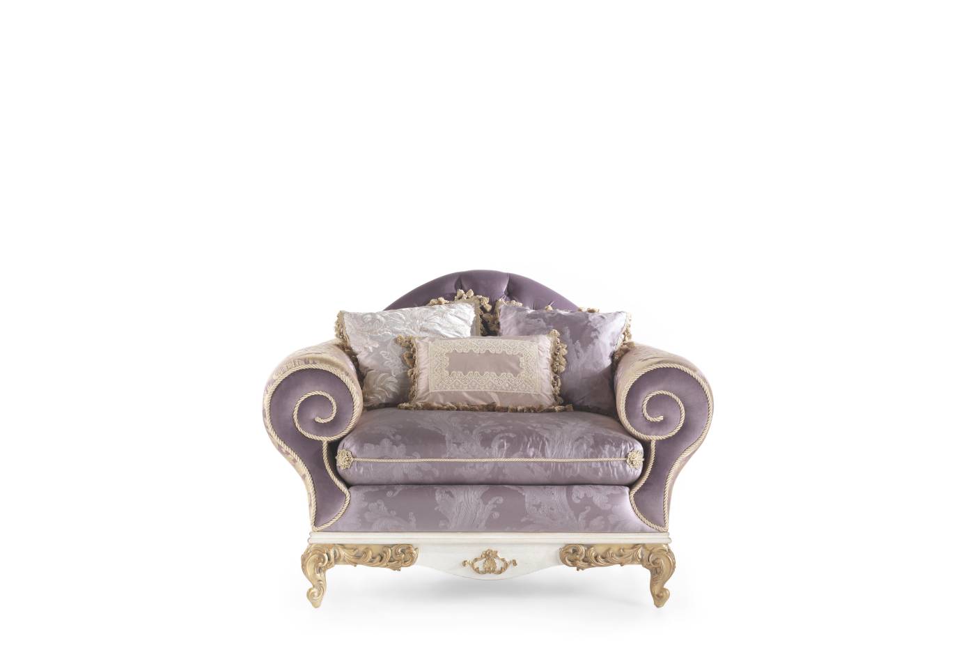 SCARLETT armchair – Transform your space with luxury Made in Italy classic armchairs of Domus collection.