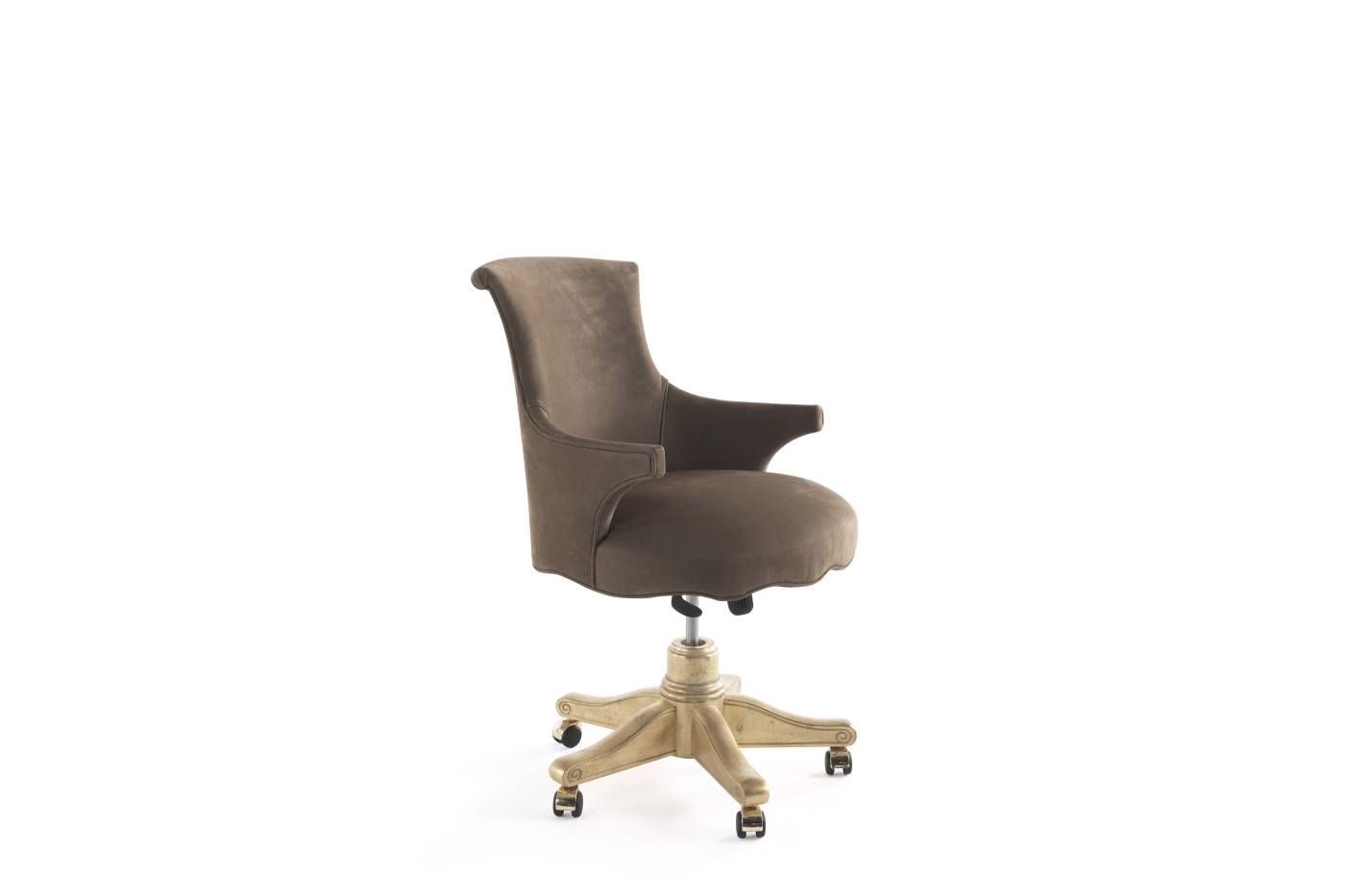 RIVOLI executive chair – Transform your space with luxury Made in Italy classic home office of Oro Bianco collection.