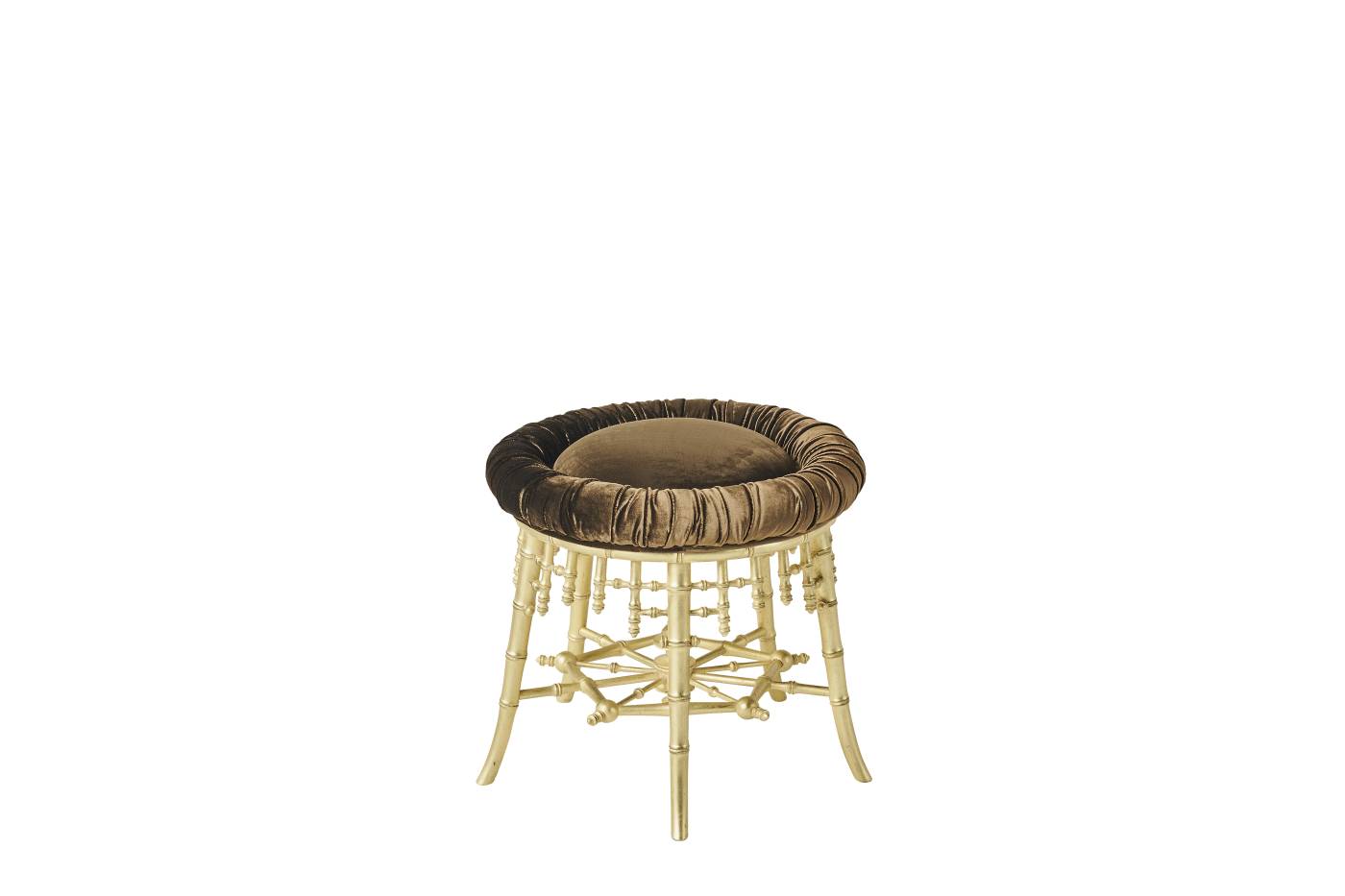 HIROKO stool - Discover timeless elegance with Jumbo Collection's Italian luxury poufs and benches. 