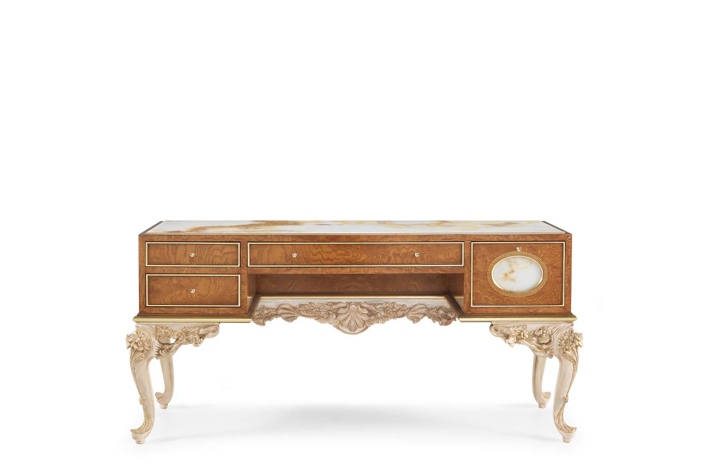 LA GRANDE DAME dressing table - quality furniture and timeless elegance with luxury Made in Italy classic beauty of Domus collection.