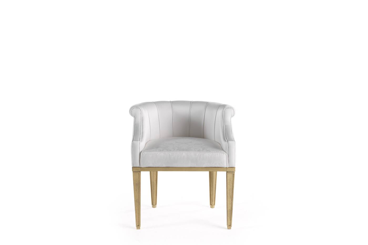 FUJI chair with armrests - quality furniture and timeless elegance with luxury Made in Italy classic chairs of Oro Bianco collection.