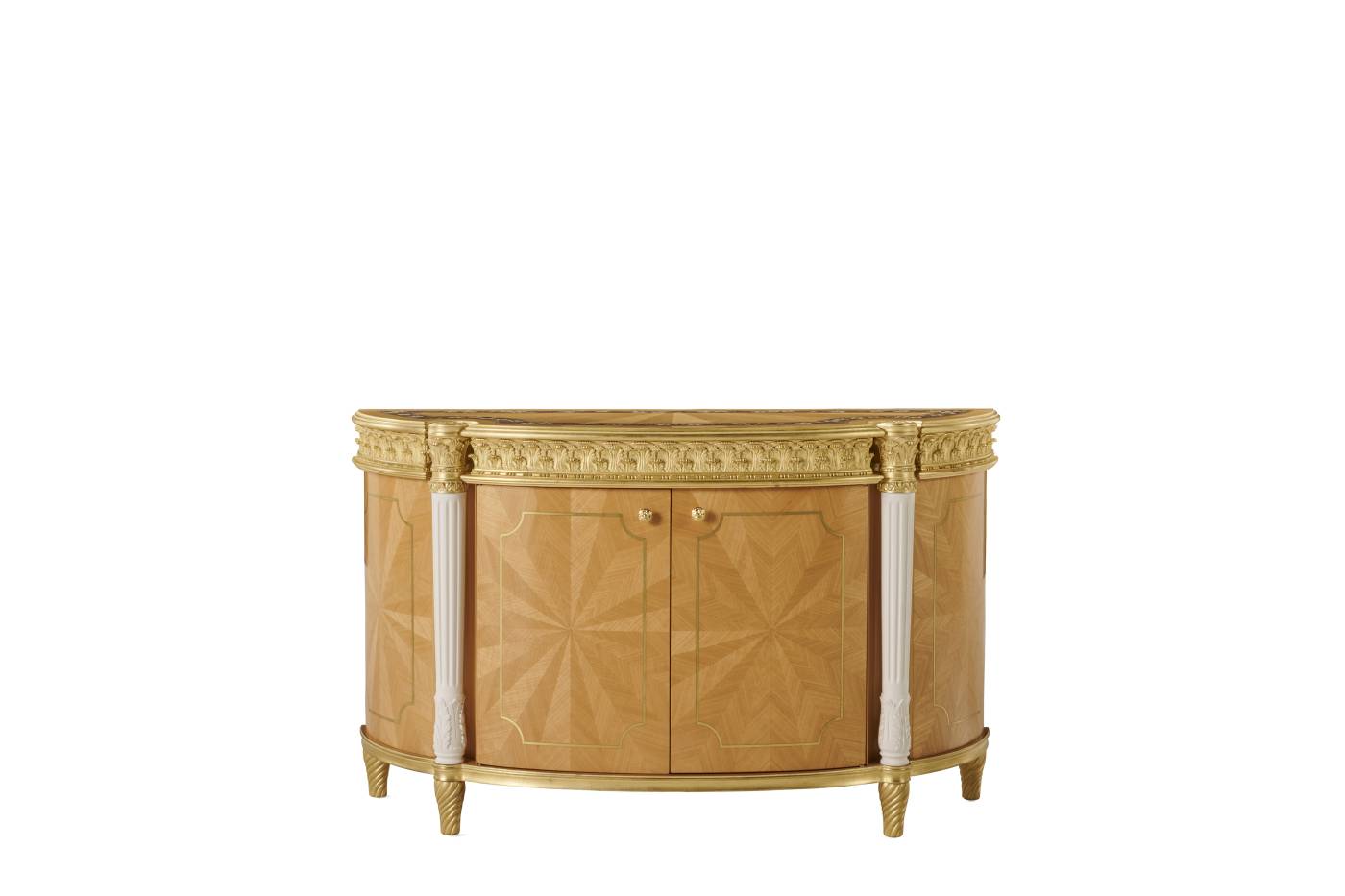FLORAL sideboard - quality furniture and timeless elegance with luxury Made in Italy classic day storage units of Sogni sul Lago collection.
