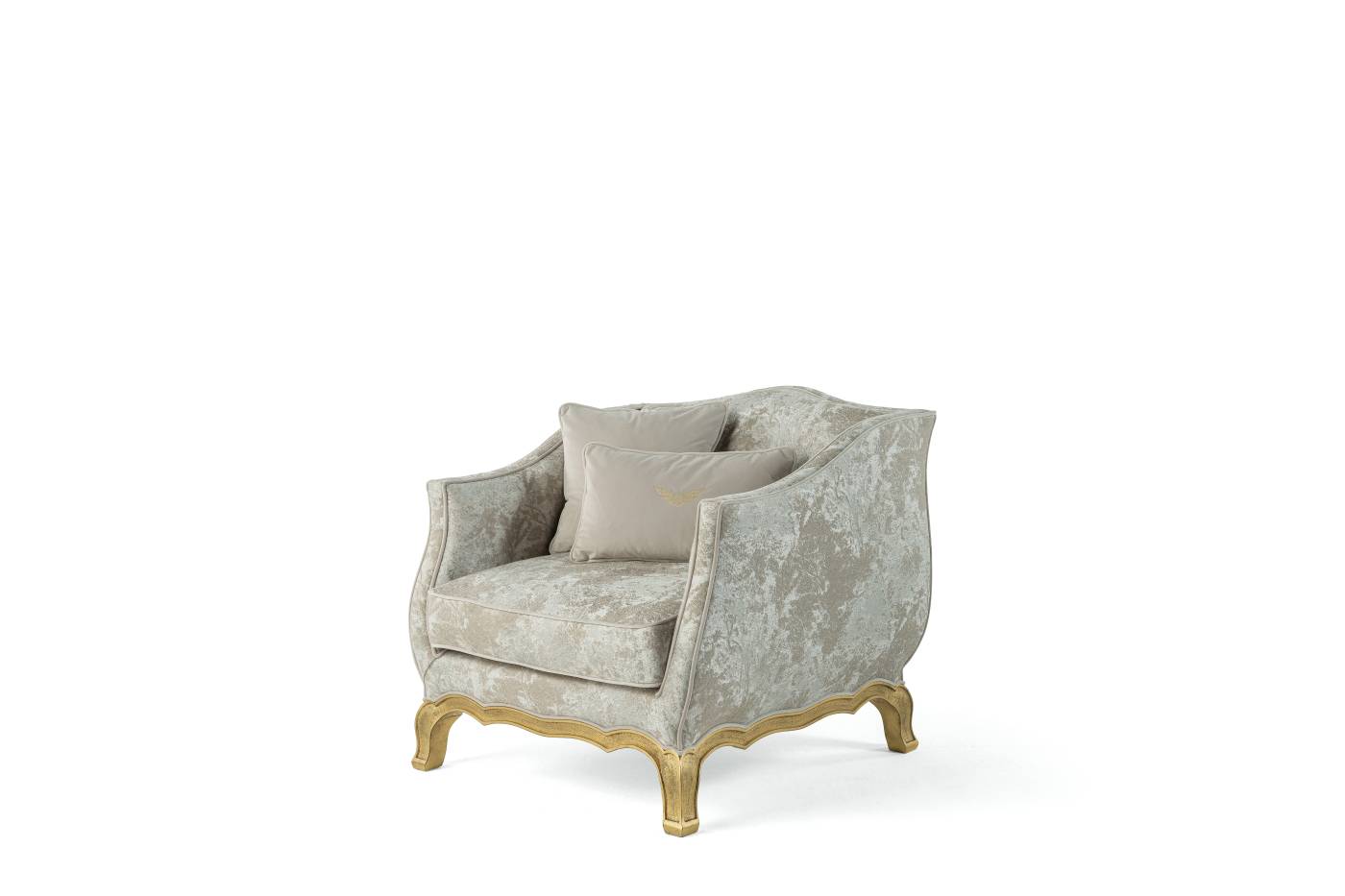 GRANDCAMÉE armchair - quality furniture and timeless elegance with luxury Made in Italy classic armchairs of Héritage collection.