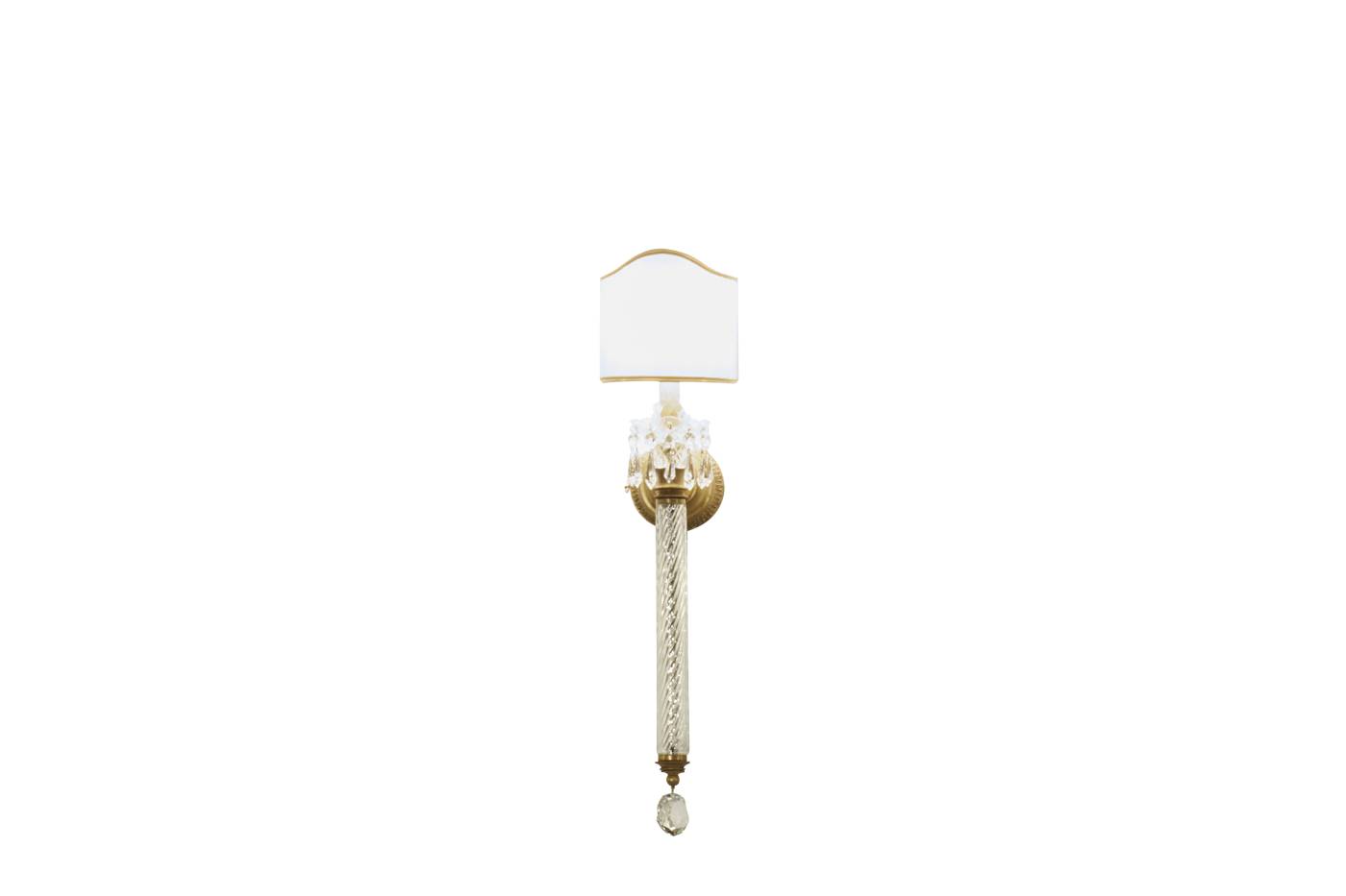 TORCHON wall lamp – Transform your space with luxury Made in Italy classic lights of Héritage collection.