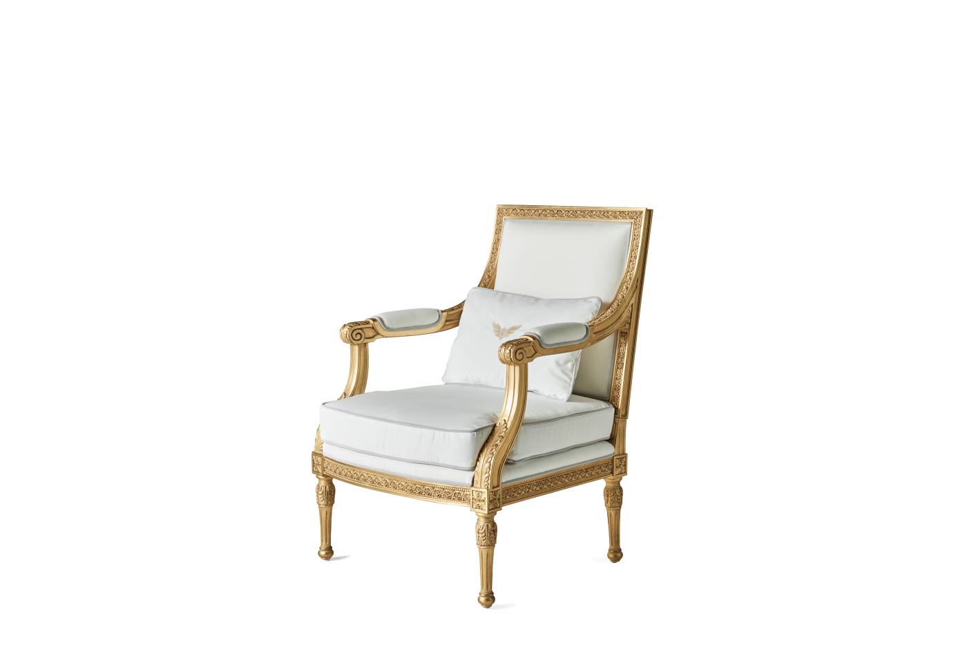 FRISÉ armchair - quality furniture and timeless elegance with luxury Made in Italy classic armchairs of Sogni sul Lago collection.