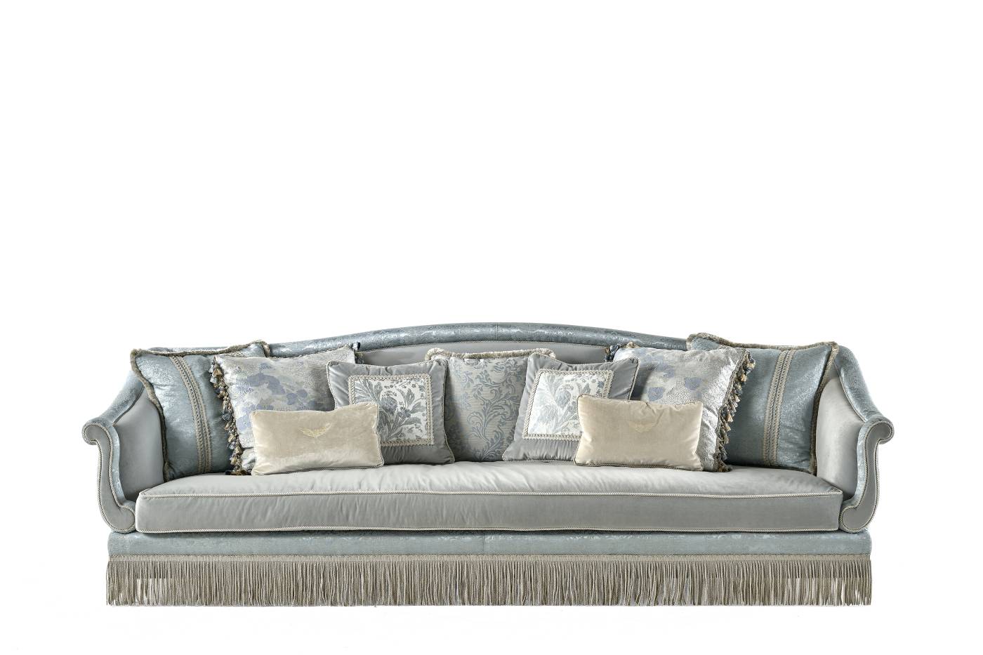 CRYSTAL 4-seater sofa – Transform your space with luxury Made in Italy classic sofas of  collection.