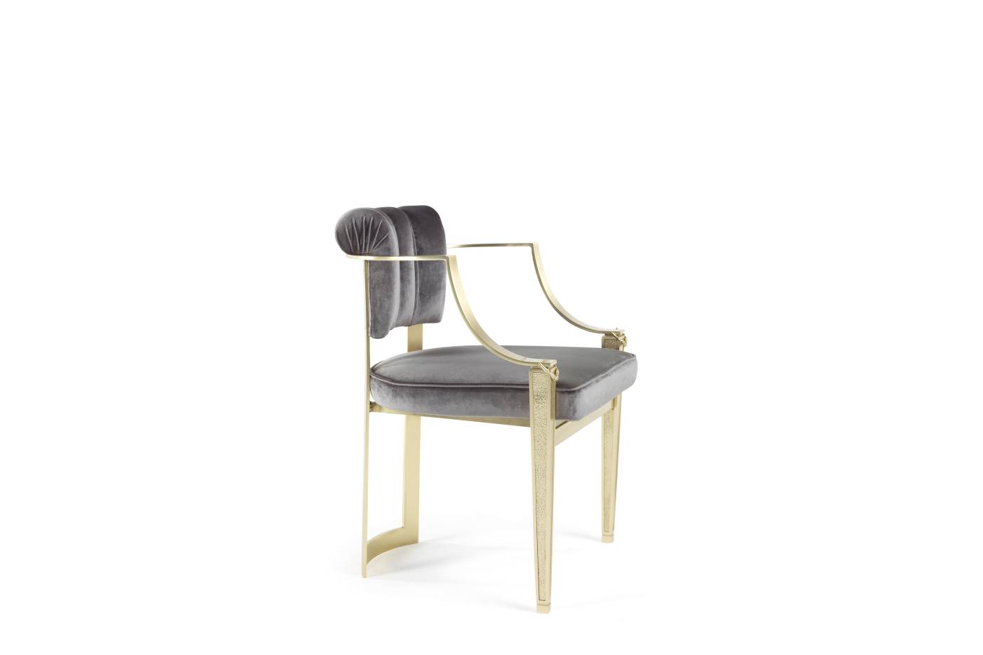 FUJI chair with armrests - convey elegance to each space with italian classic chairs of the classic Oro Bianco collection