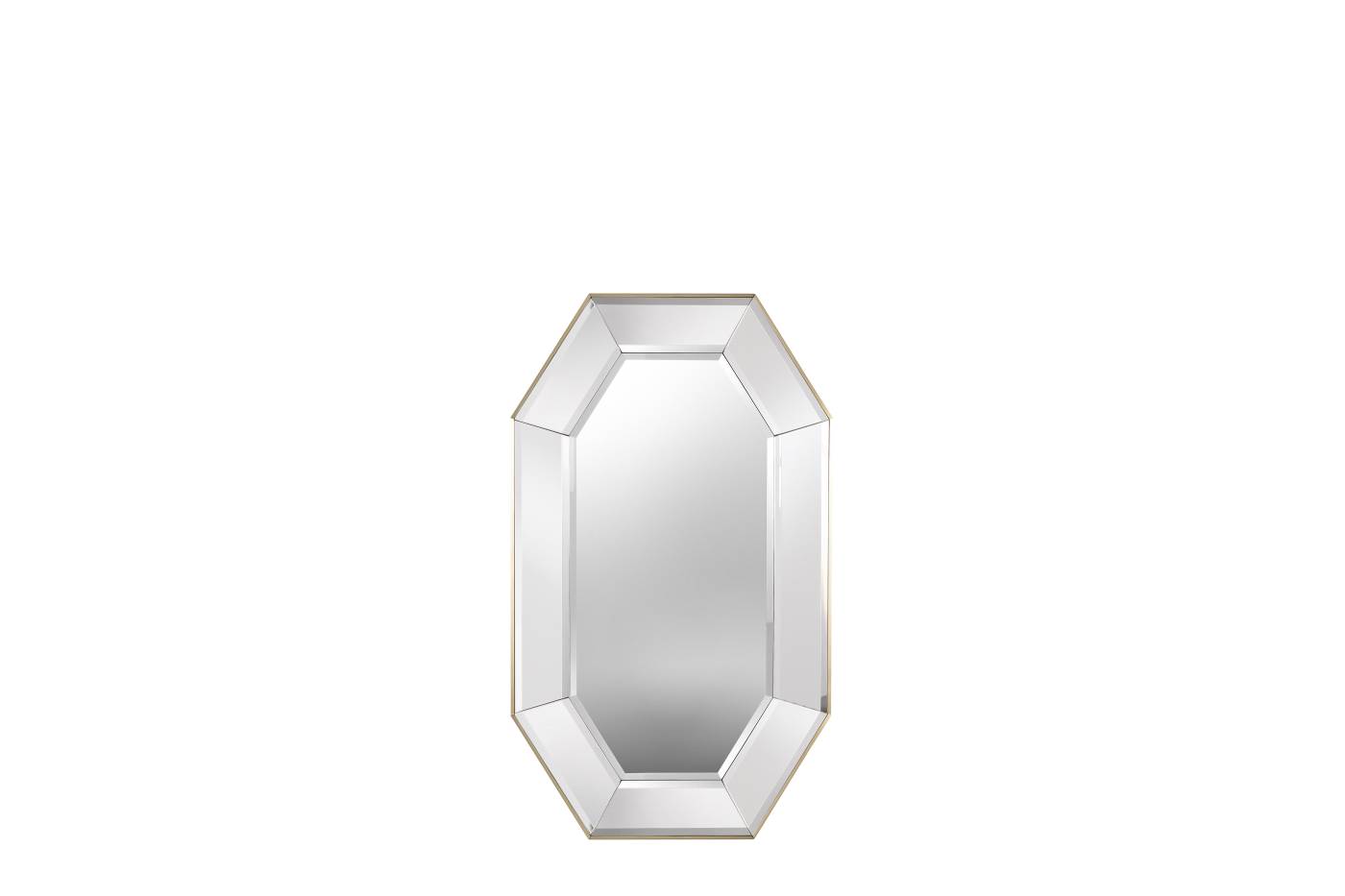 OCTOGONE mirror - Discover the elegance of luxury Oro Bianco collection by Jumbo collection