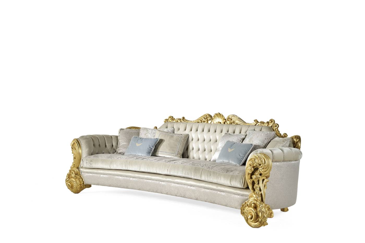 ROCAILLE 4-seater sofa - quality furniture and timeless elegance with luxury Made in Italy classic sofas of  collection.