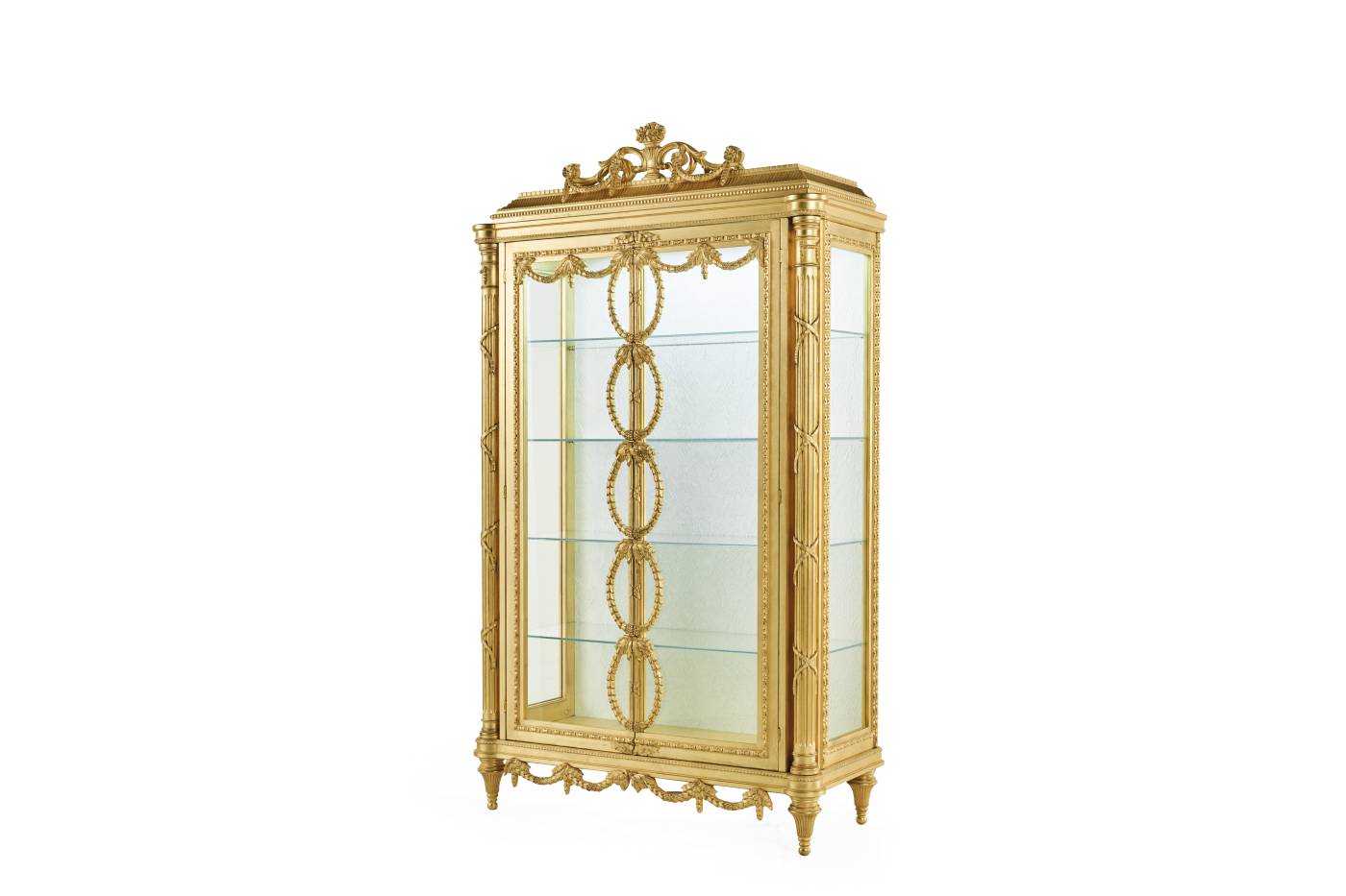 GUIRLANDE showcase - quality furniture and timeless elegance with luxury Made in Italy classic day storage units of Sogni sul Lago collection.