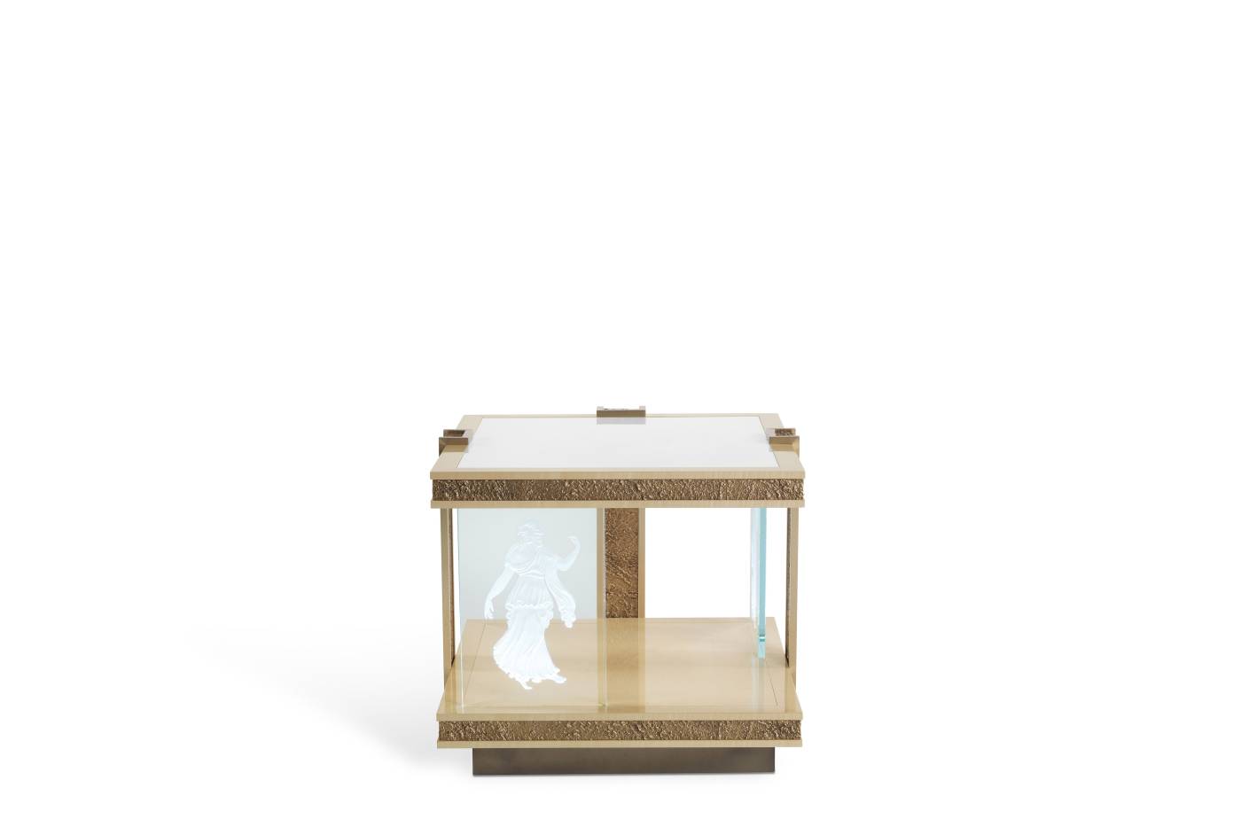 SHINTO low table – Transform your space with luxury Made in Italy classic low tables of Oro Bianco collection.