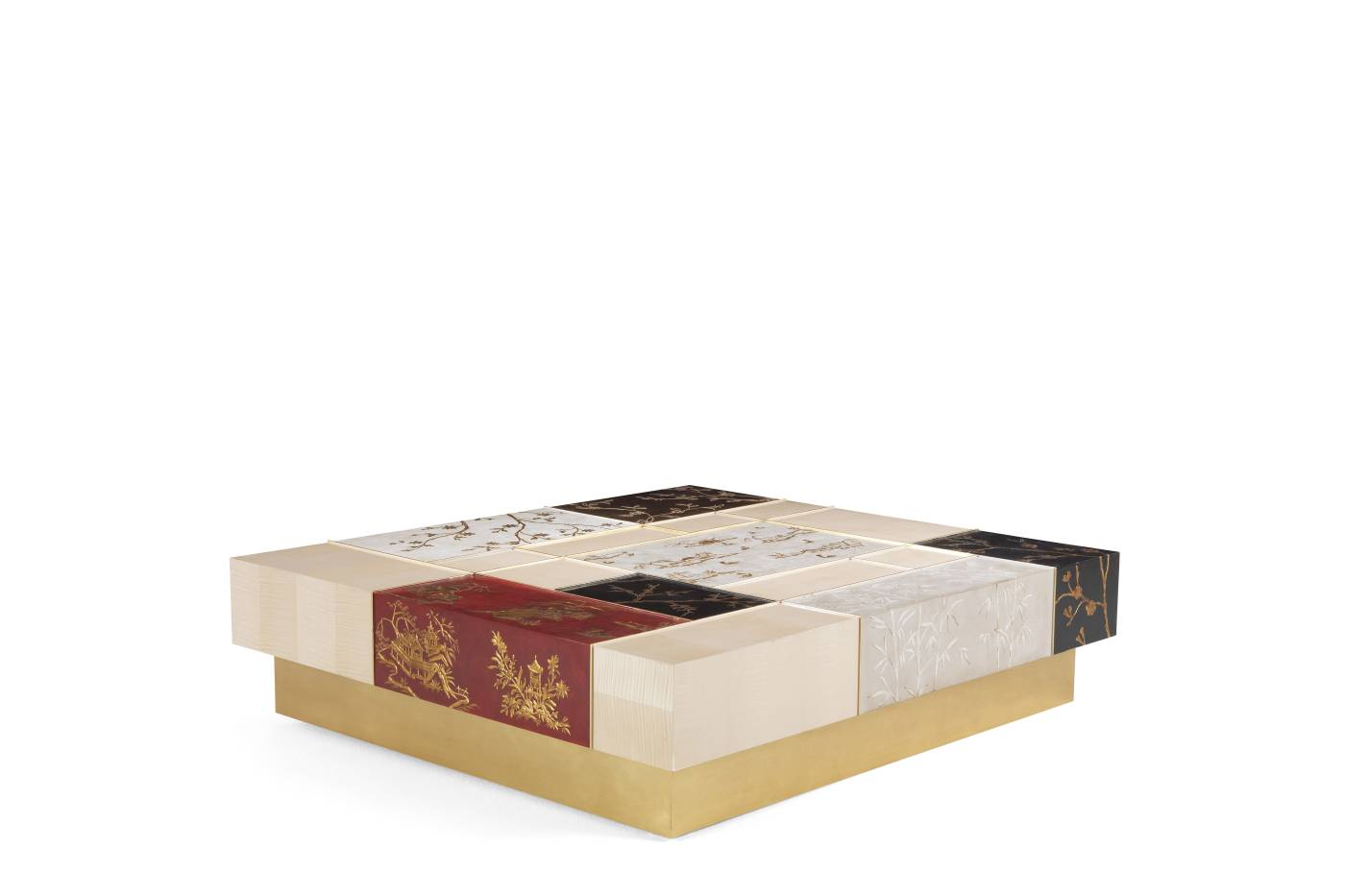 UKIYO low table – Transform your space with luxury Made in Italy classic low tables of Oro Bianco collection.