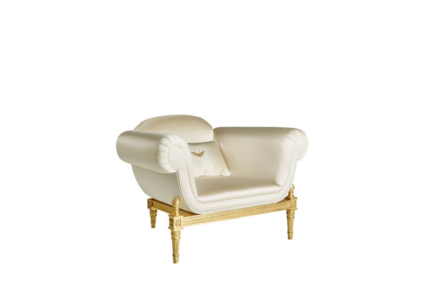 ENIGMA armchair - quality furniture and timeless elegance with luxury Made in Italy classic armchairs of Savoir-Faire collection.