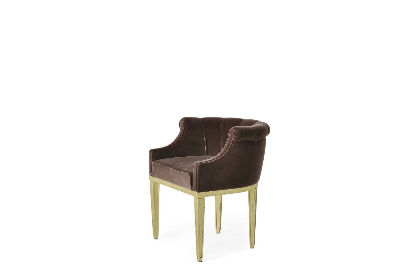 FUJI chair with armrests - convey elegance to each space with italian classic chairs of the classic Oro Bianco collection
