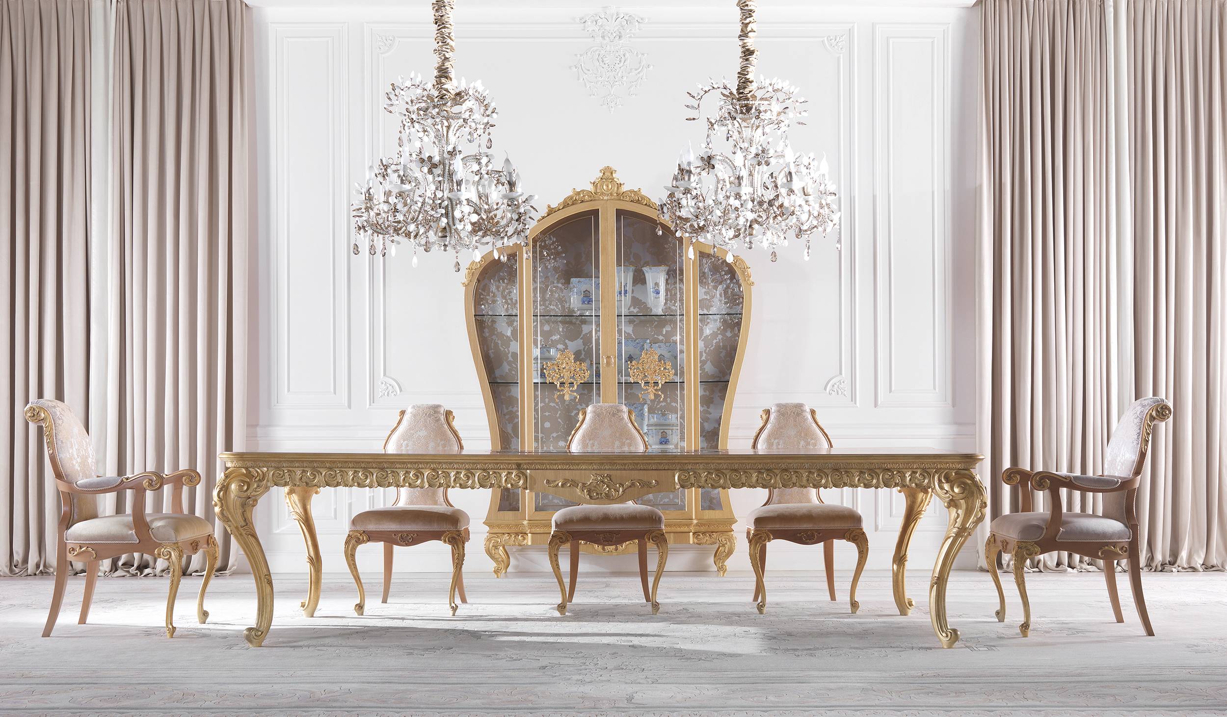 SCARLETT showcase luxury classic day storage units Made in Italy