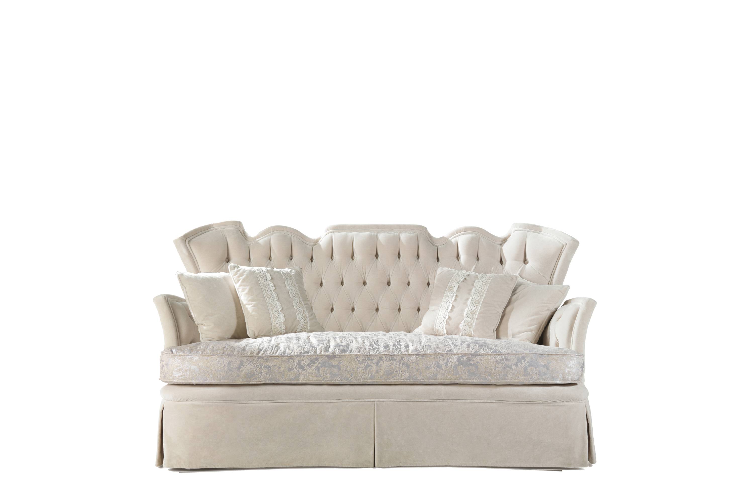 LA GRANDE DAME 2-seater sofa - 3-seater sofa – Transform your space with luxury Made in Italy classic sofas of Domus collection.