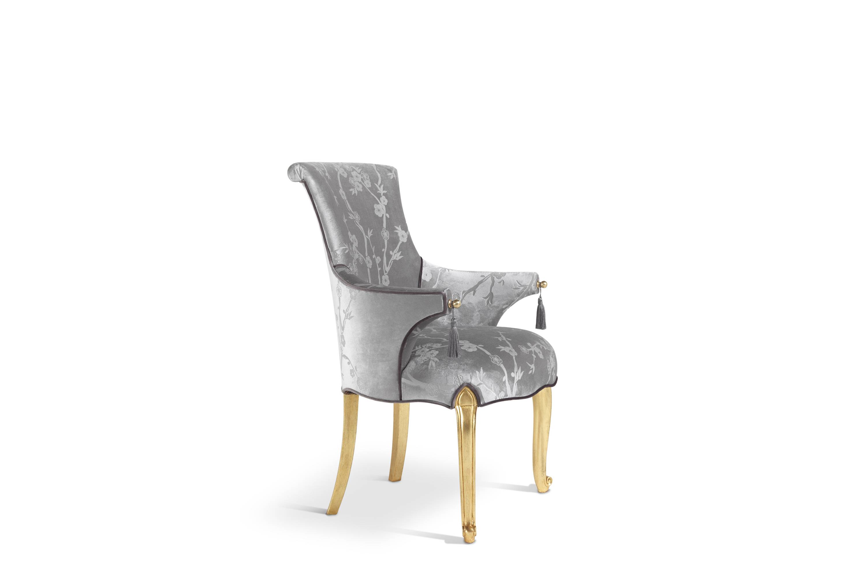 RIVOLI chair with armrests – Transform your space with sophisticated Made in Italy classic chairs.