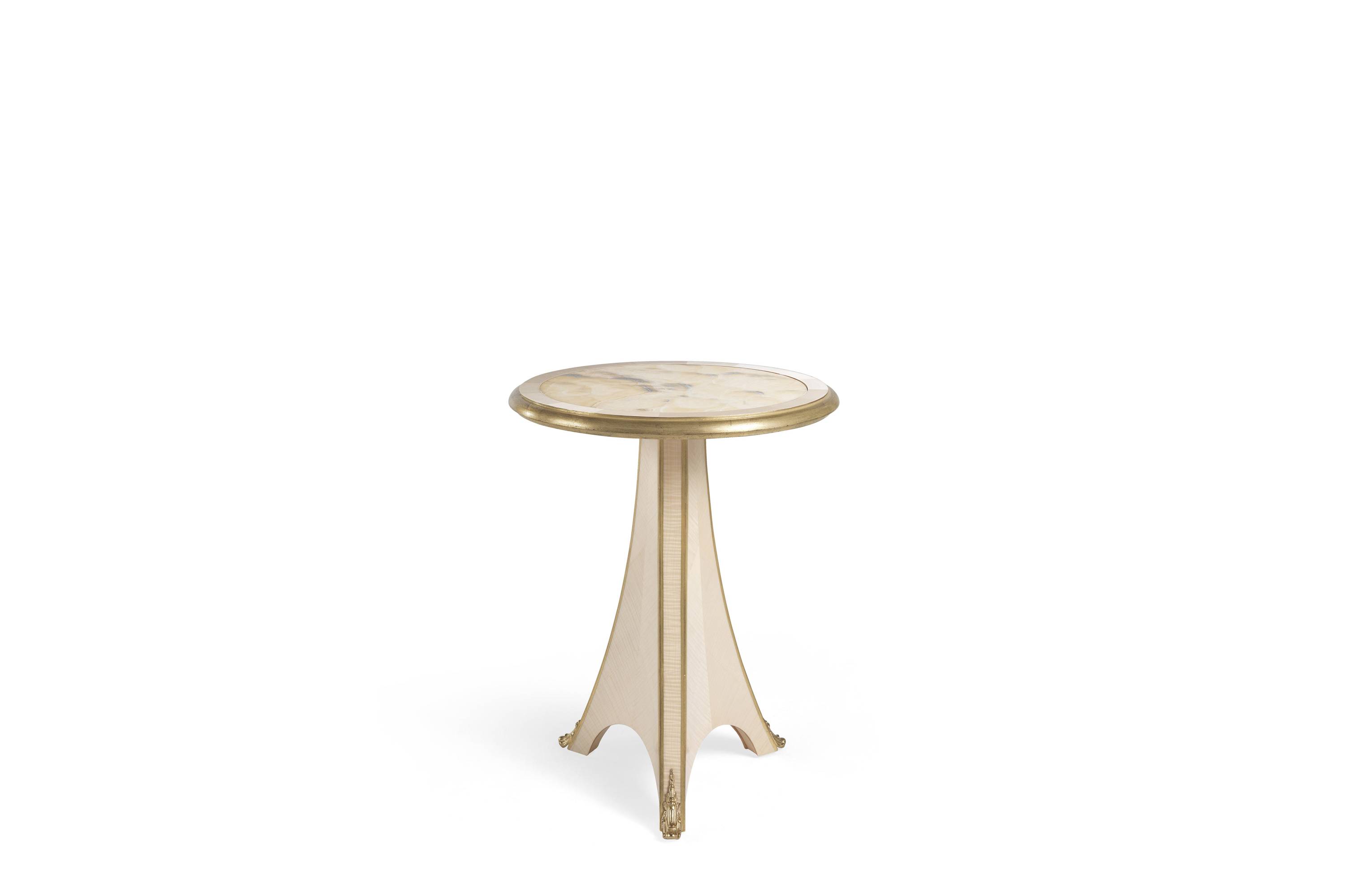 MADELEINE low table - quality furniture and timeless elegance with luxury Made in Italy classic low tables of Oro Bianco collection.