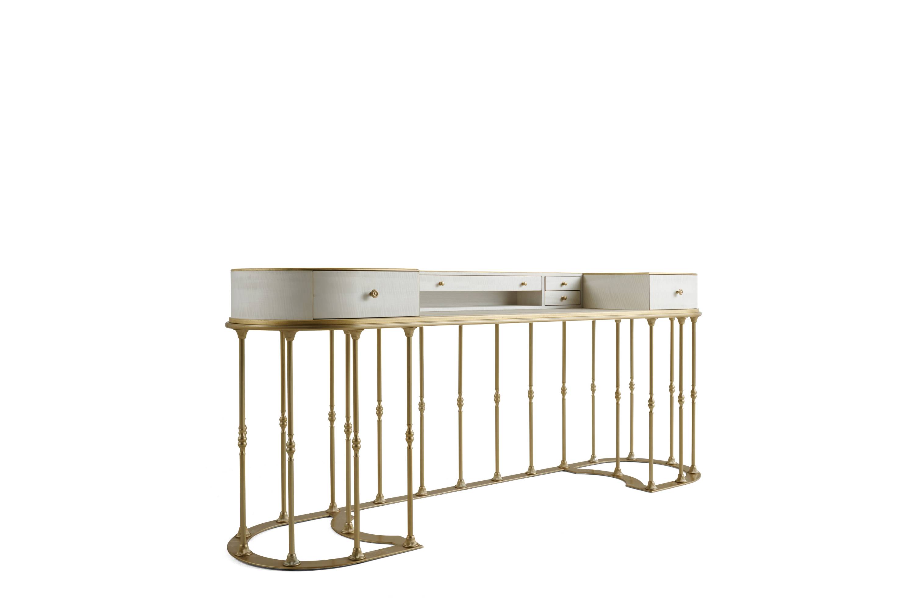LUMIÈRE dressing table - Quality furniture and timeless elegance with luxury Made in Italy classic beauty.