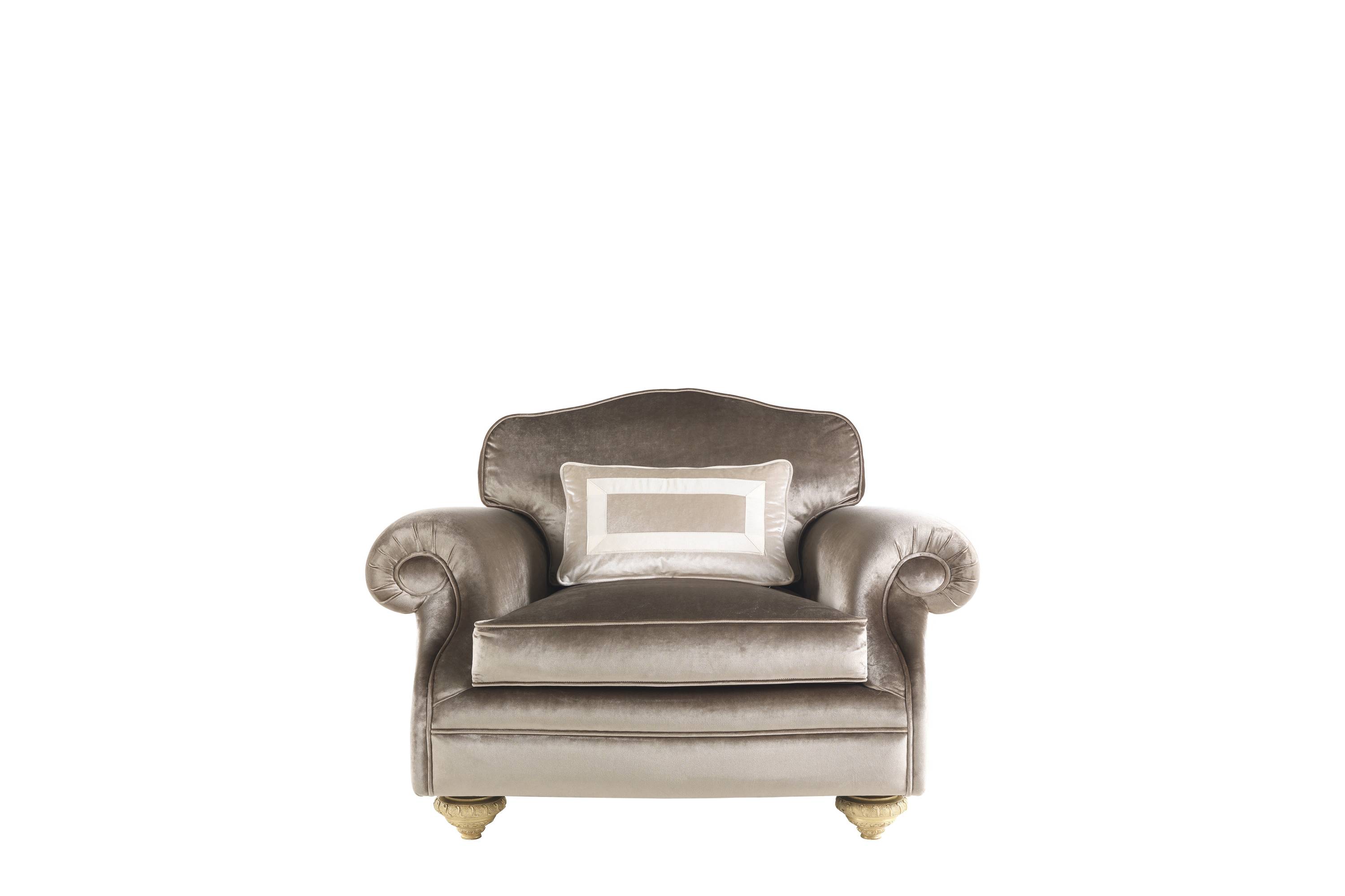 BELUGA armchair - quality furniture and timeless elegance with luxury Made in Italy classic armchairs of Savoir-Faire collection.
