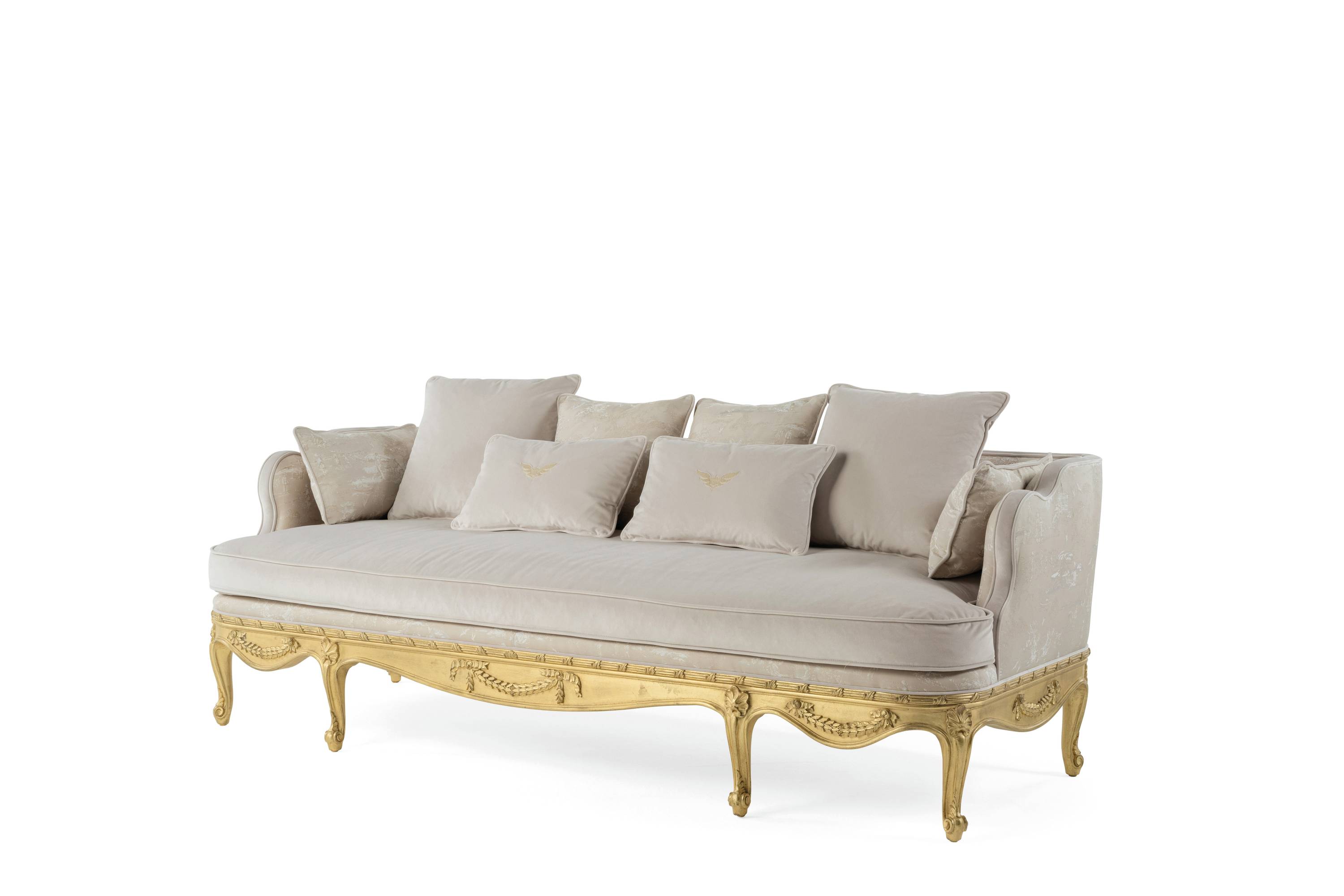 VERVEINE 2-seater sofa - 3-seater sofa – Transform your space with luxury Made in Italy classic sofas of Héritage collection.