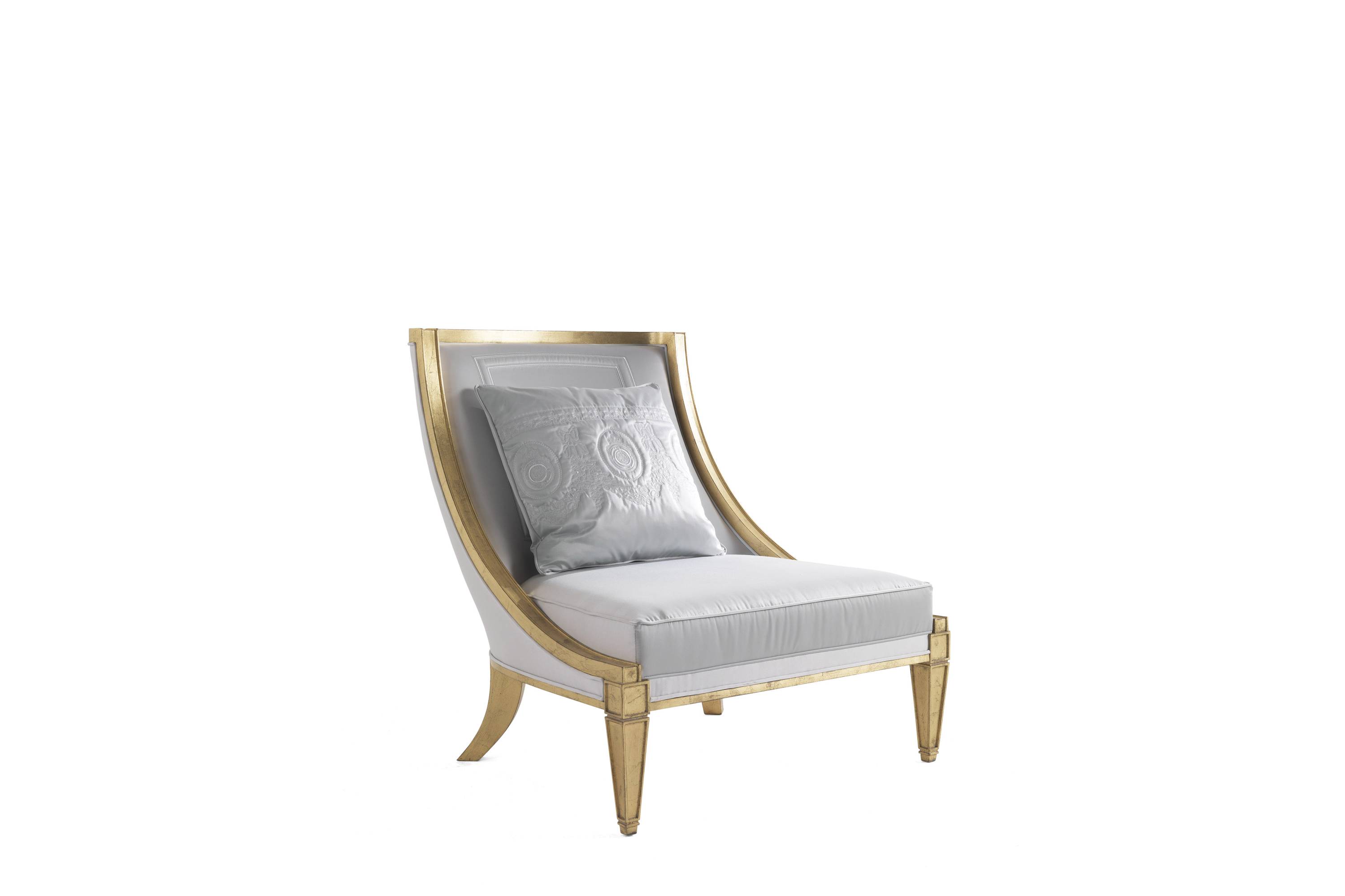 FRAGONARD armchair – Transform your space with luxury Made in Italy classic armchairs of Oro Bianco collection.