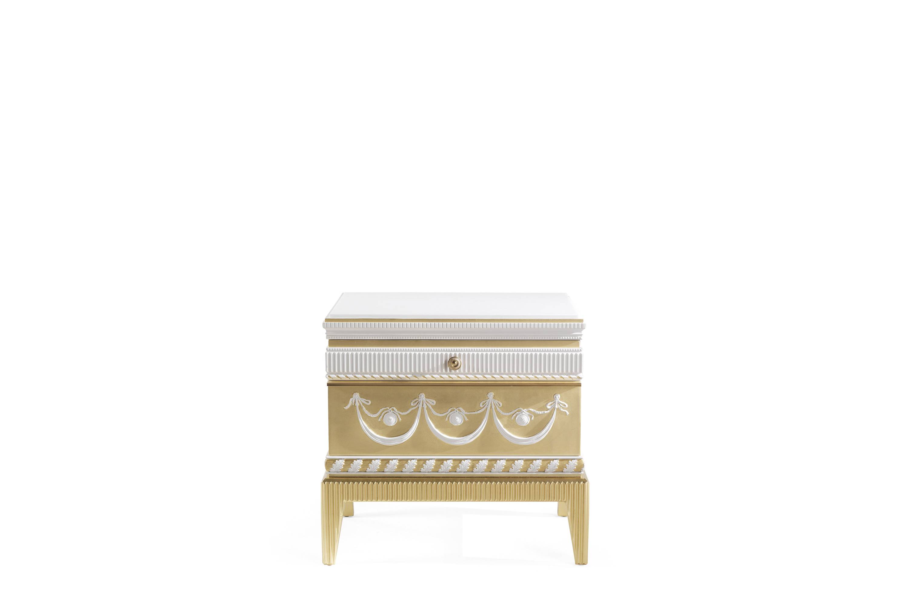 PORTLAND night table – Jumbo Collection Italian luxury classic night storage units. tailor-made interior design projects to meet all your furnishing needs