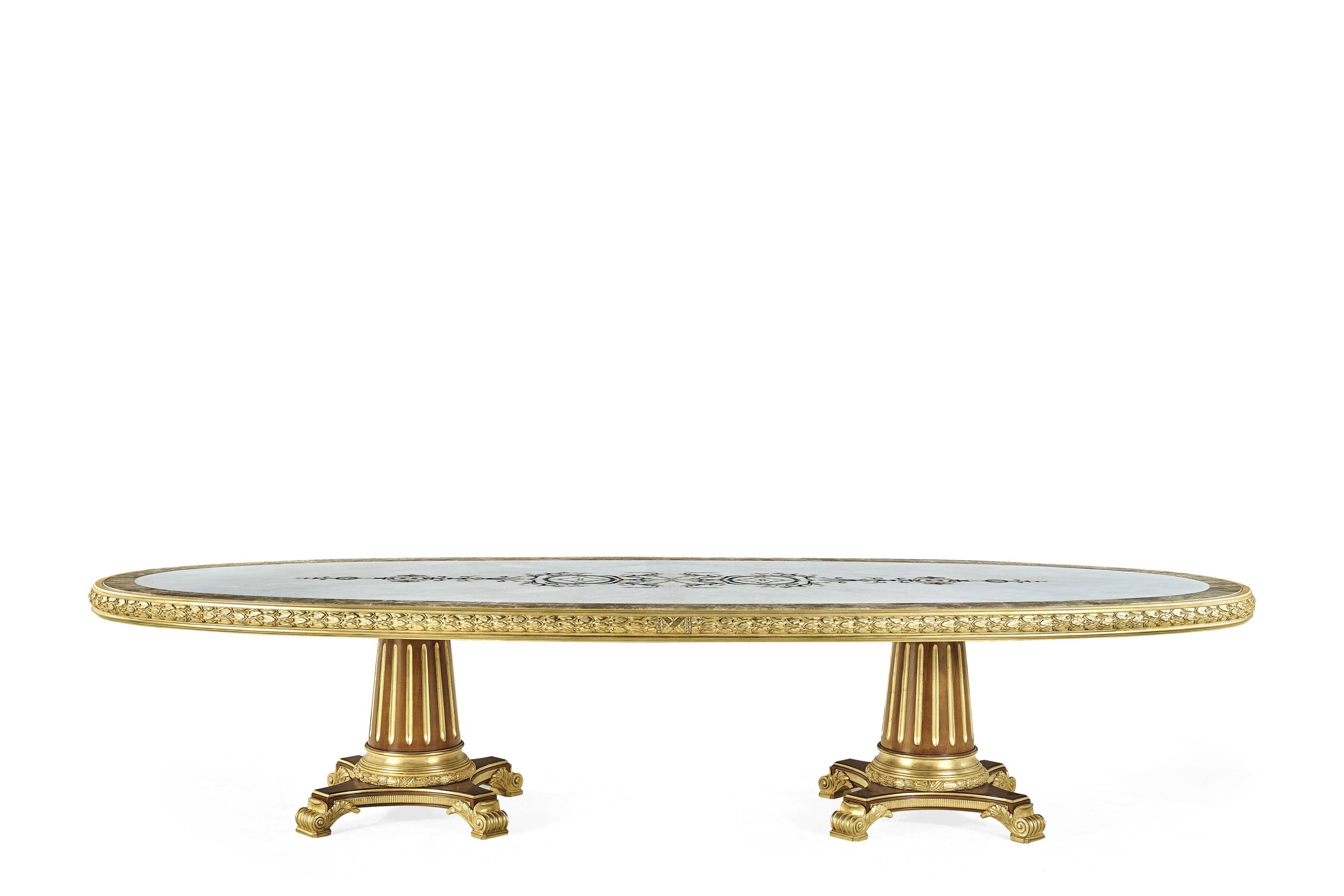 APOLLON dining table – Transform your space with luxury Made in Italy classic dining tables of  collection.