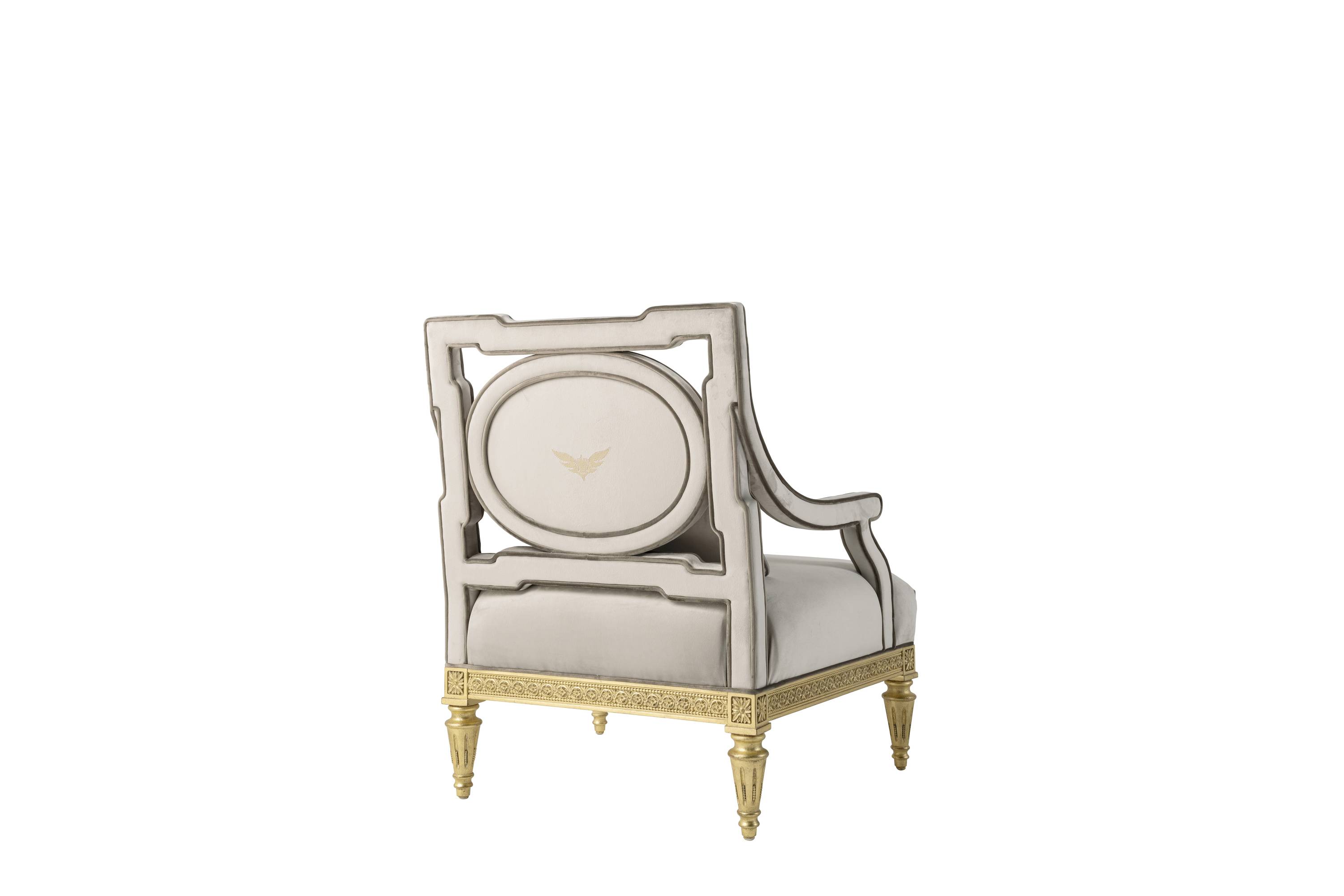 SATIN armchair - Bespoke projects with luxury Made in Italy classic furniture