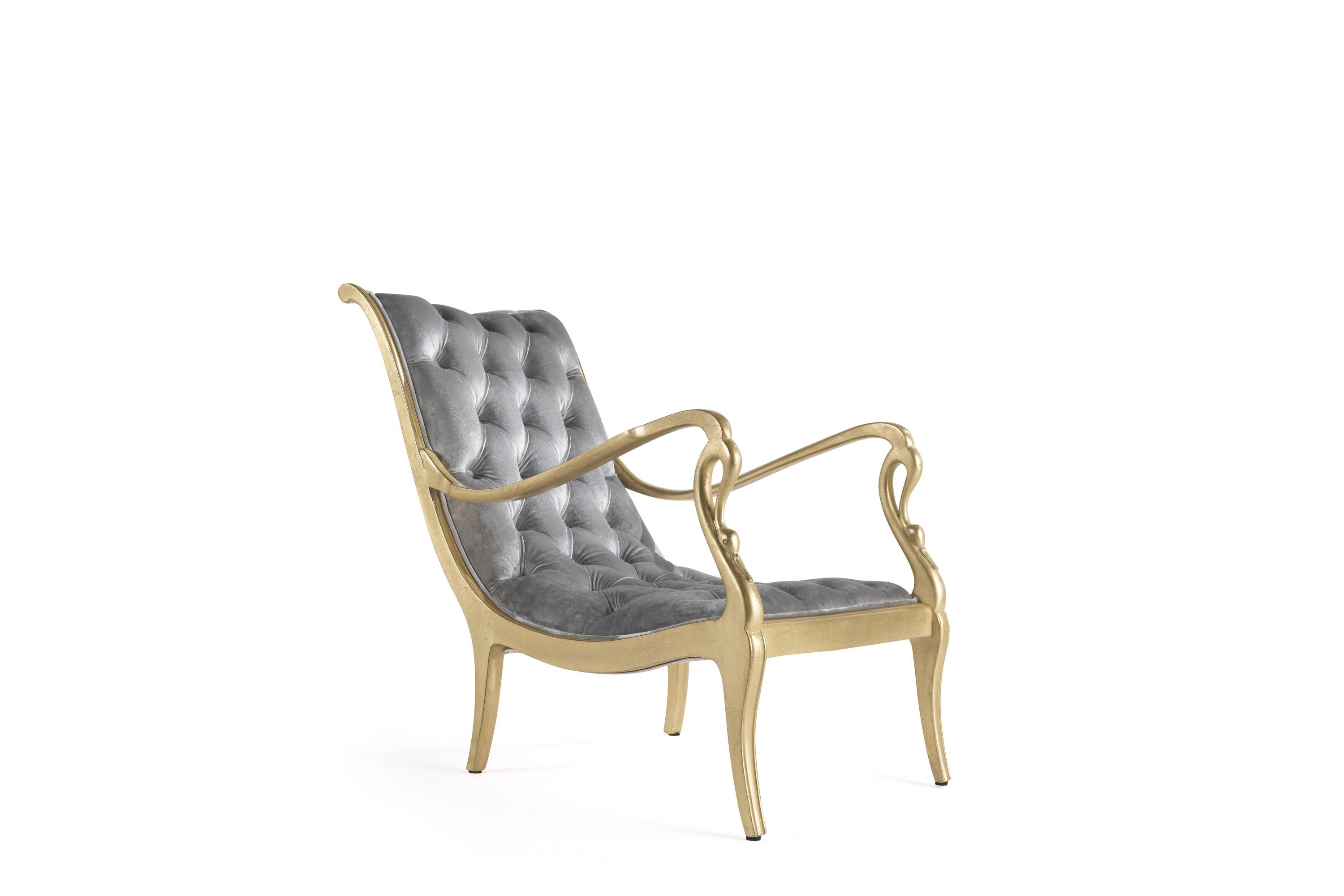 GUERY armchair – Transform your space with luxury Made in Italy classic armchairs of Oro Bianco collection.
