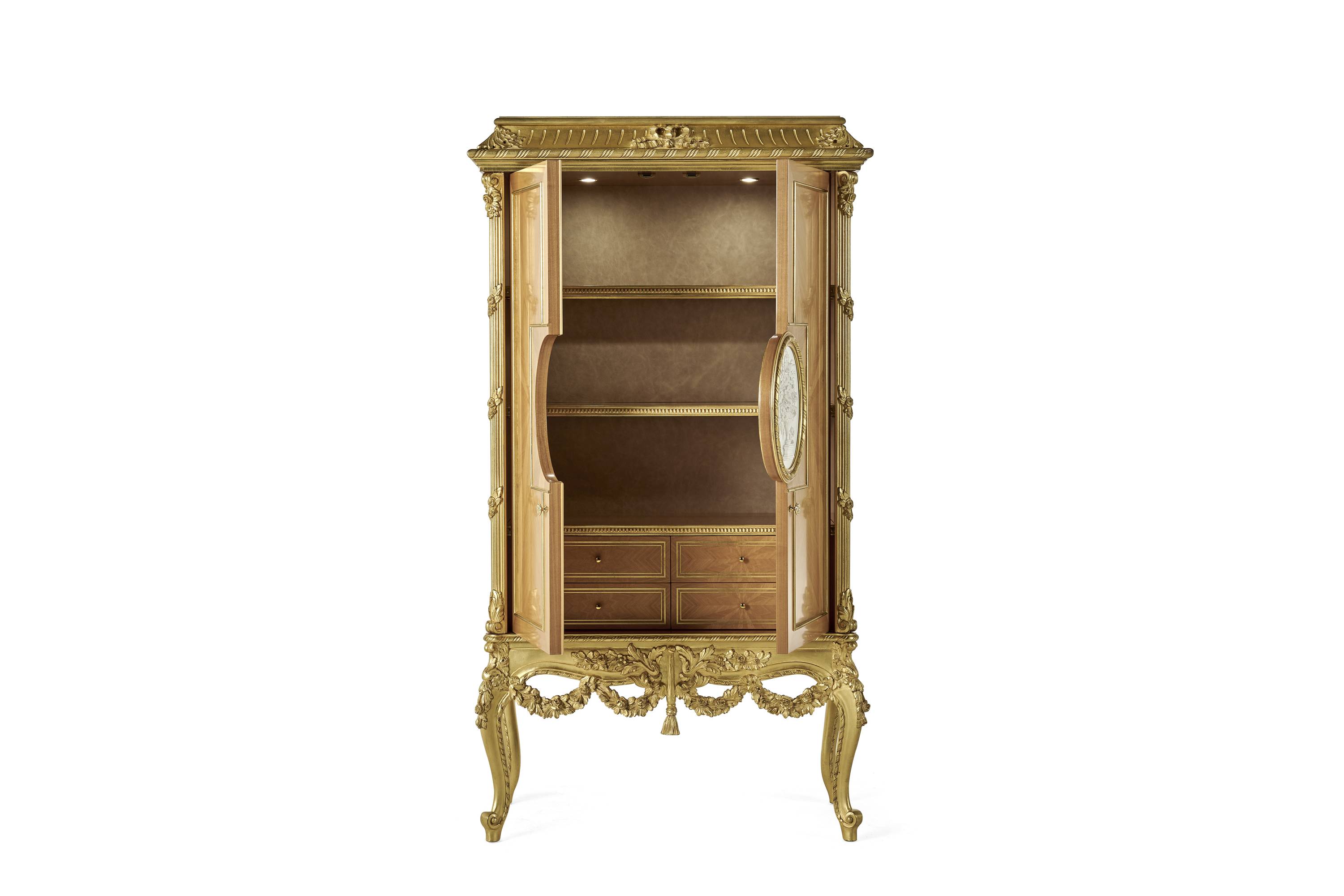 MÉDAILLON cabinet - Discover timeless elegance with Jumbo Collection's Italian luxury day storage units. 
