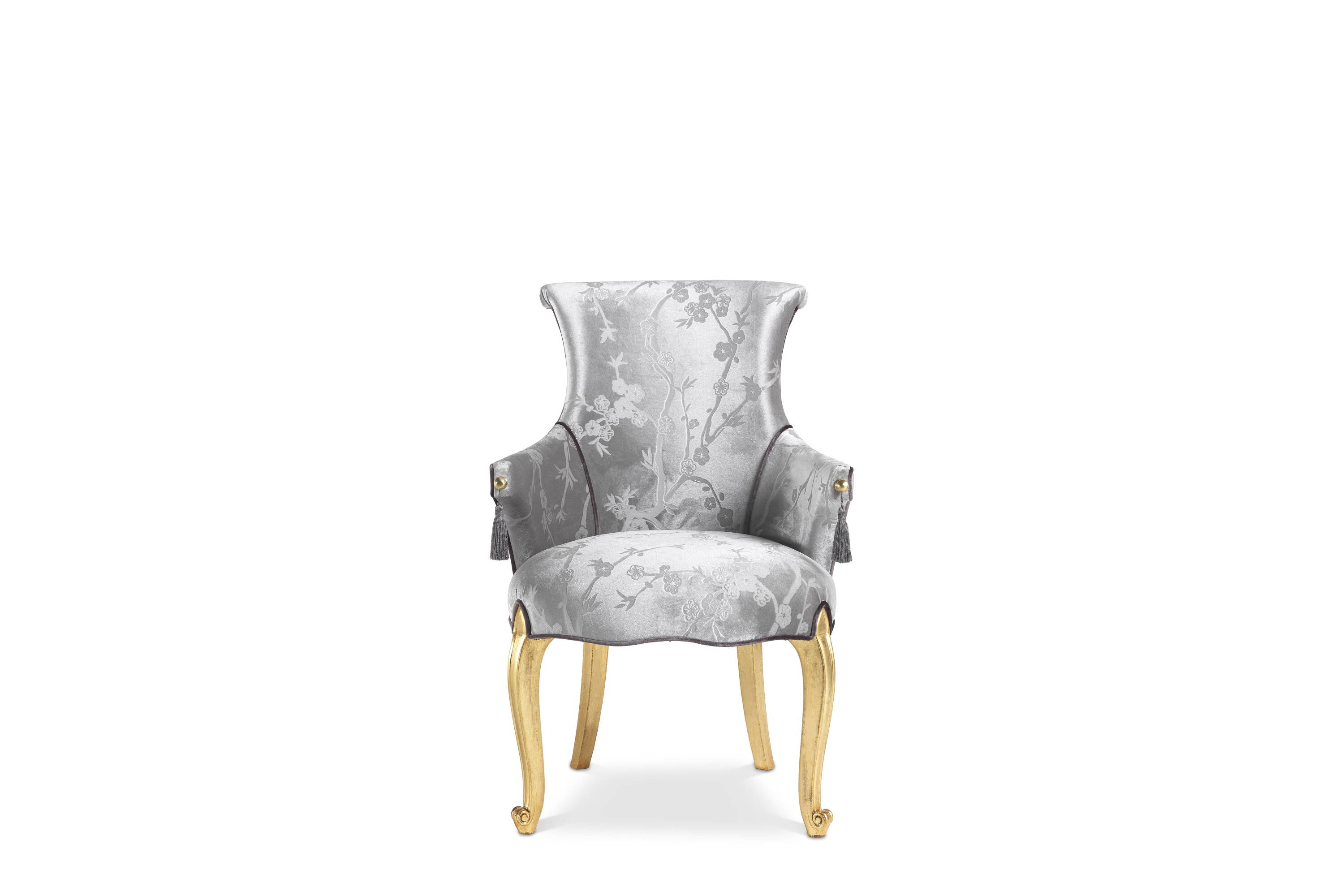 RIVOLI chair with armrests - Elevate your spaces with Made in Italy luxury classic chairs.