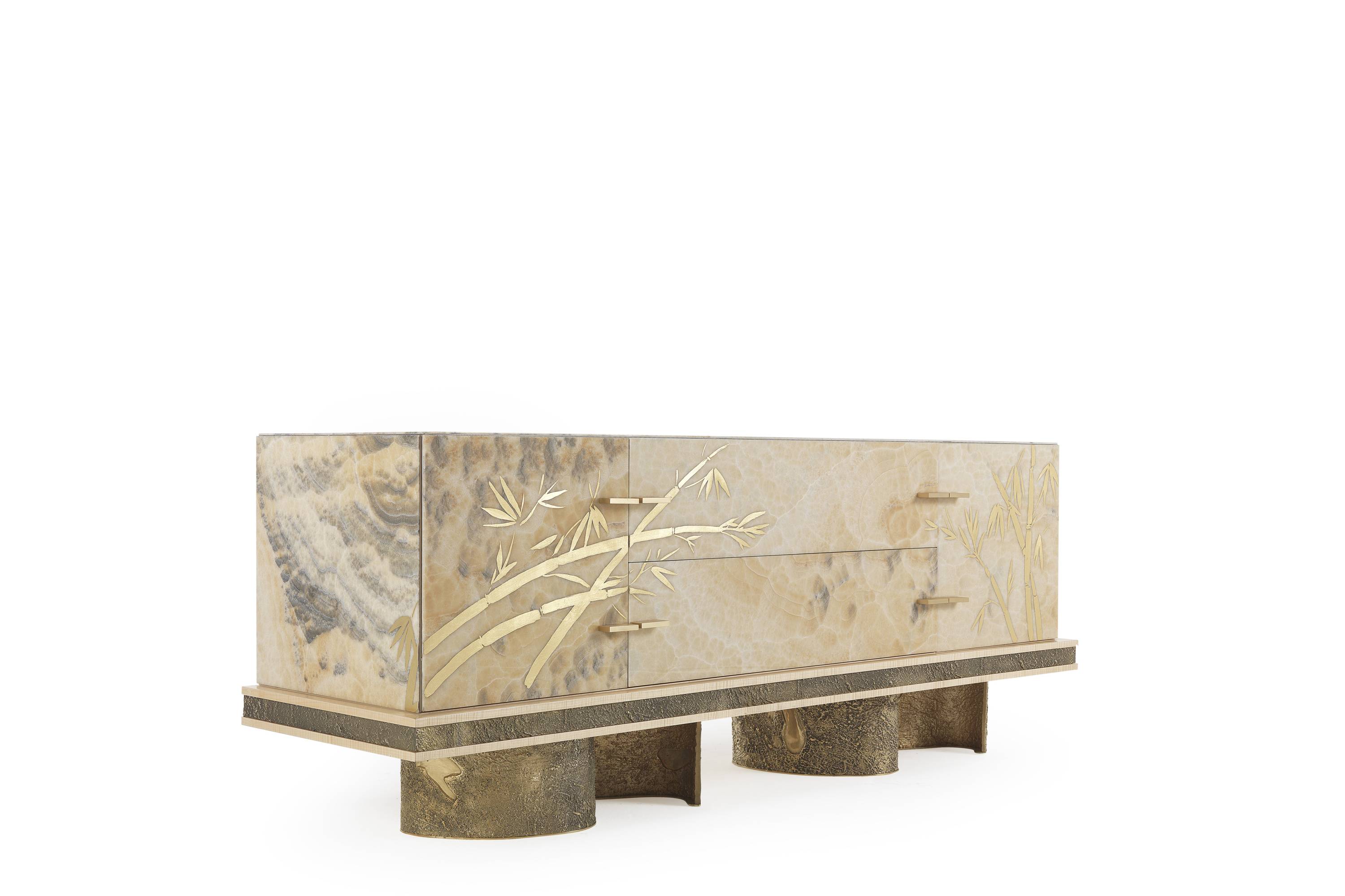 SHINTO TV holder - Discover the epitome of luxury with the Oro Bianco collection by Jumbo Collection, fully custom made for tailor-made projects.